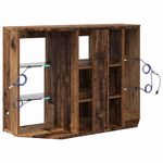 Casa si Gradina - Mobilier - Comode si corpuri - Comode - Sifonier LED pentru TV coltar Lemn Vechi 107 x 40 x 68 cm - Infinity.ro
