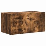 Casa si Gradina - Mobilier - Comode si corpuri - Comode - Dulap TV de perete 2 pcs Stejar fumuriu 60 x 31 x 29.5 cm - Infinity.ro