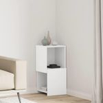 Casa si Gradina - Mobilier - Dulapuri si sifoniere - Dulapuri - Dulap de colt Alb 30,5x30x65cm Lemn compozit - Infinity.ro