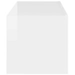 Casa si Gradina - Mobilier - Comode si corpuri - Comode - Dulap TV de perete Alb Lucios 60 x 31 x 29.5 cm Lemn compozit - Infinity.ro
