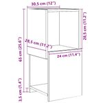 Casa si Gradina - Mobilier - Dulapuri si sifoniere - Dulapuri - Dulap de colt Alb 30,5x30x65cm Lemn compozit - Infinity.ro