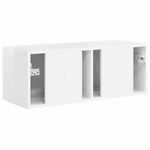 Casa si Gradina - Mobilier - Comode si corpuri - Comode - Dulap TV de perete Alb Lucios 60 x 31 x 29.5 cm Lemn compozit - Infinity.ro