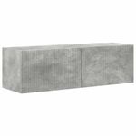 Casa si Gradina - Mobilier - Comode si corpuri - Comode - Dulap TV de perete 2 pcs Beton 60 x 31 x 29.5 cm Lemn compozit - Infinity.ro