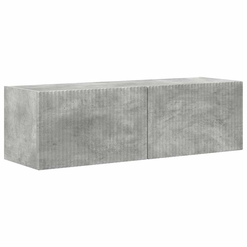 Casa si Gradina - Mobilier - Comode si corpuri - Comode - Dulap TV de perete 2 pcs Beton 60 x 31 x 29.5 cm Lemn compozit - Infinity.ro