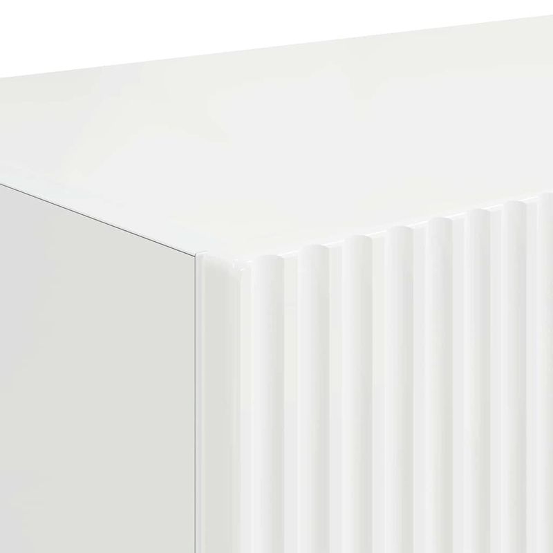 Casa si Gradina - Mobilier - Comode si corpuri - Comode - Dulap TV de perete Alb Lucios 60 x 31 x 29.5 cm Lemn compozit - Infinity.ro