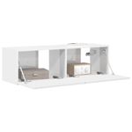 Casa si Gradina - Mobilier - Comode si corpuri - Comode - Dulap TV de perete Alb Lucios 60 x 31 x 29.5 cm Lemn compozit - Infinity.ro