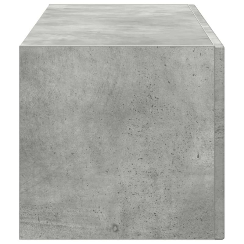 Casa si Gradina - Mobilier - Comode si corpuri - Comode - Dulap TV de perete Beton 60 x 31 x 29.5 cm Lemn compozit - Infinity.ro