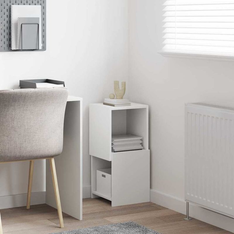 Casa si Gradina - Mobilier - Dulapuri si sifoniere - Dulapuri - Dulap de colt Alb 30,5x30x65cm Lemn compozit - Infinity.ro
