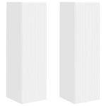 Casa si Gradina - Mobilier - Comode si corpuri - Comode - Dulap TV de perete 2 pcs Alb 30 x 31 x 100 cm Lemn compozit - Infinity.ro