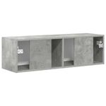 Casa si Gradina - Mobilier - Comode si corpuri - Comode - Dulap TV de perete Beton 60 x 31 x 29.5 cm Lemn compozit - Infinity.ro