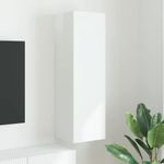 Casa si Gradina - Mobilier - Comode si corpuri - Comode - Dulap TV de perete Alb Lucios 30 x 31 x 100 cm Lemn compozit - Infinity.ro