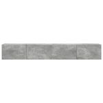 Casa si Gradina - Mobilier - Comode si corpuri - Comode - Dulap TV de perete 2 pcs Beton 60 x 31 x 29.5 cm Lemn compozit - Infinity.ro