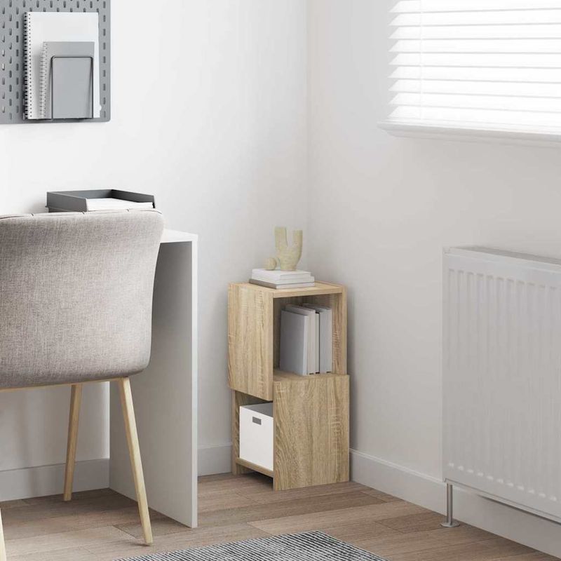 Casa si Gradina - Mobilier - Dulapuri si sifoniere - Dulapuri - Dulap de colt Alb 25,5x25x55cm Lemn compozit - Infinity.ro