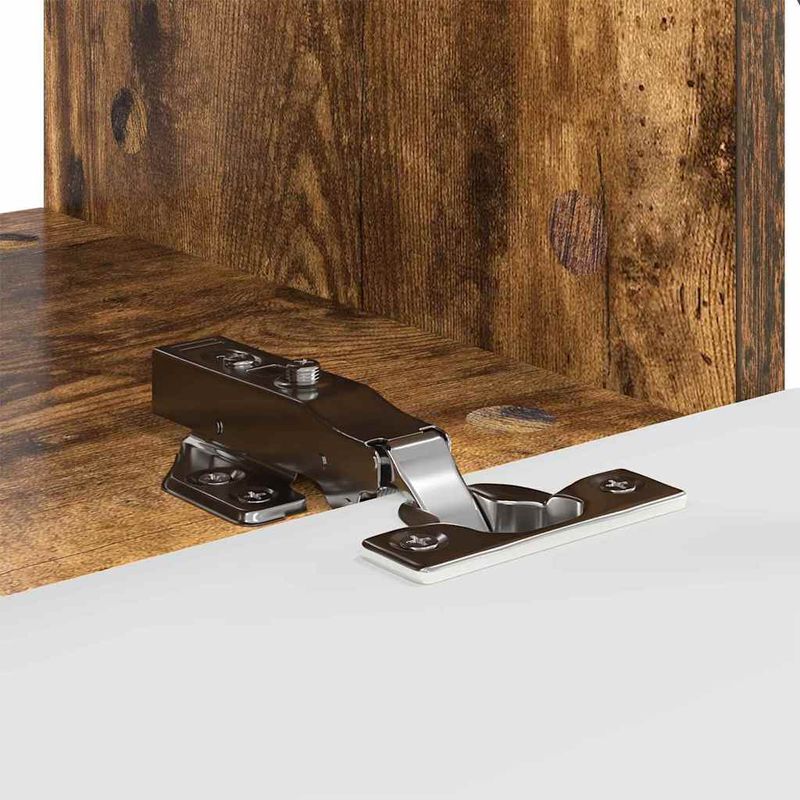 Casa si Gradina - Mobilier - Comode si corpuri - Comode - Dulap TV de perete 2 pcs Stejar fumuriu 60 x 31 x 29.5 cm - Infinity.ro