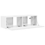 Casa si Gradina - Mobilier - Comode si corpuri - Comode - Dulap TV de perete Alb Lucios 60 x 31 x 29.5 cm Lemn compozit - Infinity.ro