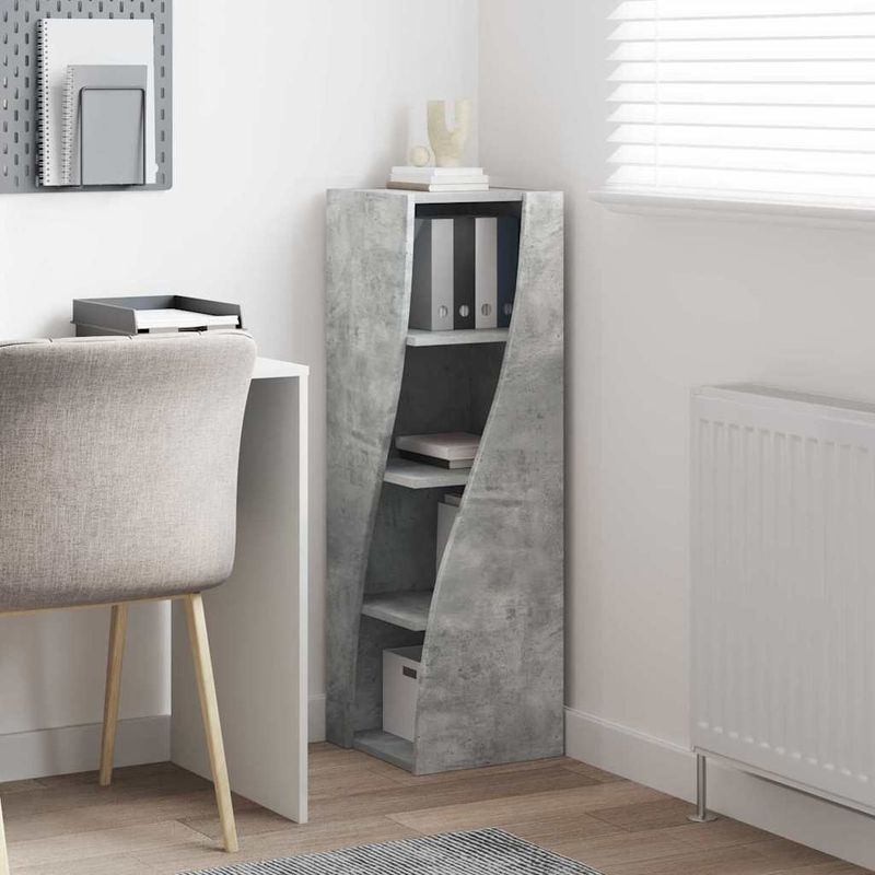 Casa si Gradina - Mobilier - Dulapuri si sifoniere - Dulapuri - Dulap de colt Alb 32x32x102cm Lemn compozit - Infinity.ro