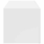 Casa si Gradina - Mobilier - Comode si corpuri - Comode - Dulap TV de perete Alb Lucios 60 x 31 x 29.5 cm Lemn compozit - Infinity.ro