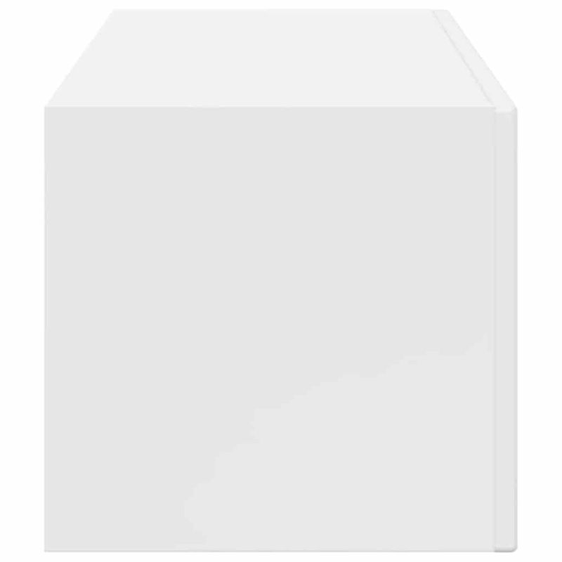 Casa si Gradina - Mobilier - Comode si corpuri - Comode - Dulap TV de perete Alb Lucios 60 x 31 x 29.5 cm Lemn compozit - Infinity.ro