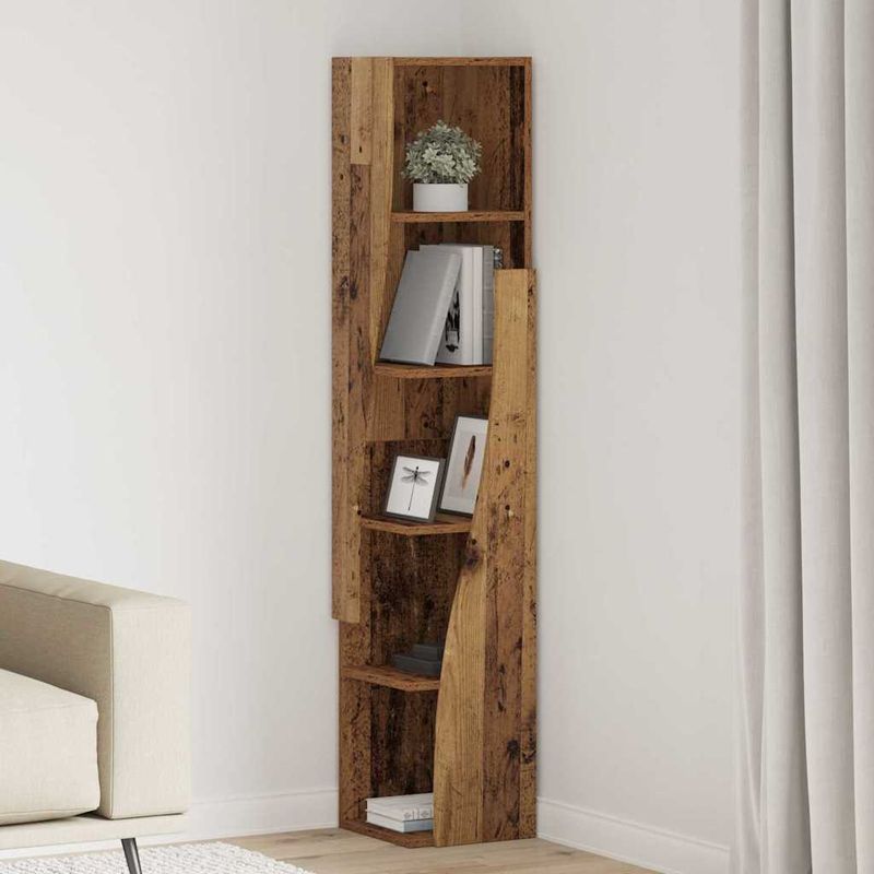 Casa si Gradina - Mobilier - Dulapuri si sifoniere - Dulapuri - Dulap de colt Alb 27,5x27x140cm Lemn compozit - Infinity.ro