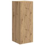 Casa si Gradina - Mobilier - Comode si corpuri - Comode - Dulap TV de perete 2 pcs Stejar artizanal 30 x 31 x 80 cm - Infinity.ro
