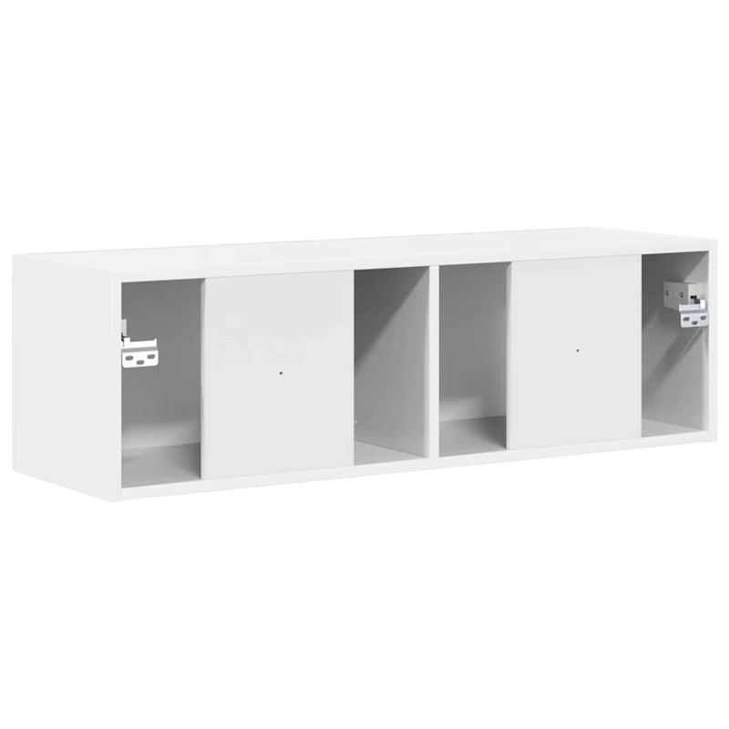 Casa si Gradina - Mobilier - Comode si corpuri - Comode - Dulap TV de perete Alb Lucios 60 x 31 x 29.5 cm Lemn compozit - Infinity.ro