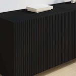 Casa si Gradina - Mobilier - Comode si corpuri - Comode - Dulap TV de perete 2 pcs Negru 59,5 x 31 x 40 cm Lemn compozit - Infinity.ro