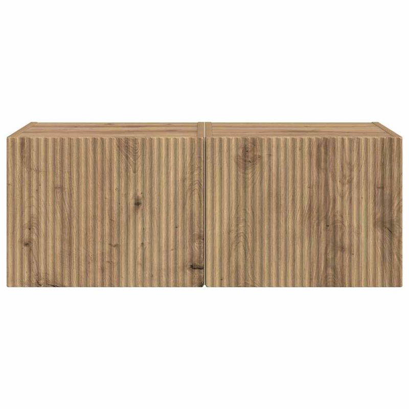Casa si Gradina - Mobilier - Comode si corpuri - Comode - Dulap TV de perete 2 pcs Stejar artizanal 60 x 31 x 29.5 cm - Infinity.ro