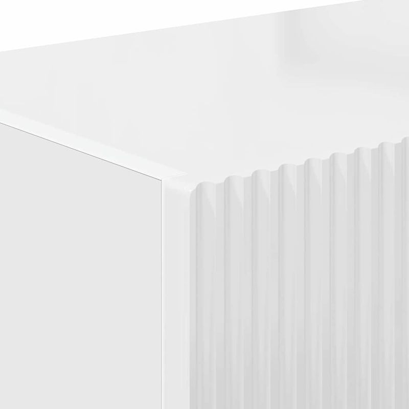 Casa si Gradina - Mobilier - Comode si corpuri - Comode - Dulap TV de perete Alb Lucios 60 x 31 x 29.5 cm Lemn compozit - Infinity.ro