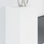 Casa si Gradina - Mobilier - Comode si corpuri - Comode - Dulap TV de perete 2 pcs Alb 30 x 31 x 80 cm Lemn compozit - Infinity.ro