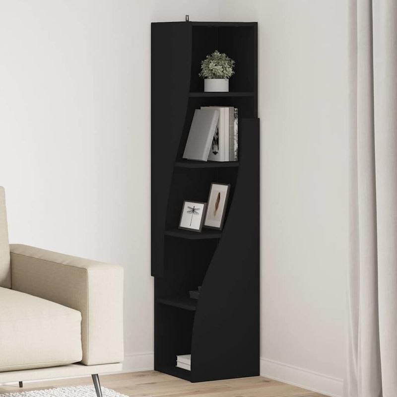 Casa si Gradina - Mobilier - Dulapuri si sifoniere - Dulapuri - Dulap de colt Alb 32x32x140cm Lemn compozit - Infinity.ro