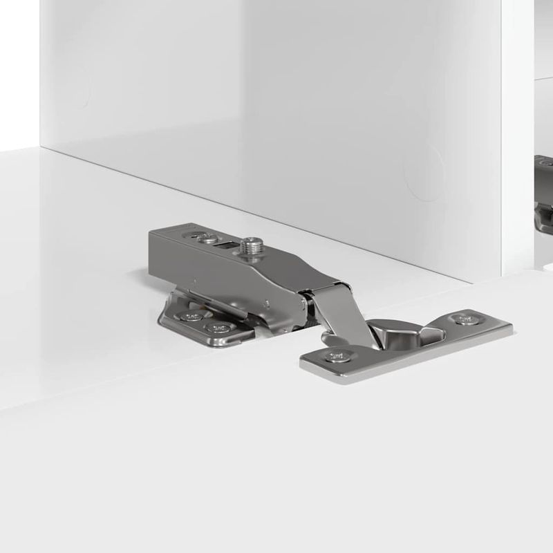 Casa si Gradina - Mobilier - Comode si corpuri - Comode - Dulap TV de perete Alb Lucios 60 x 31 x 29.5 cm Lemn compozit - Infinity.ro