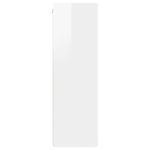 Casa si Gradina - Mobilier - Comode si corpuri - Comode - Dulap TV de perete Alb Lucios 30 x 31 x 100 cm Lemn compozit - Infinity.ro