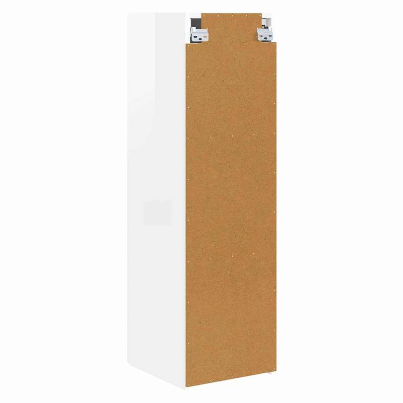 Casa si Gradina - Mobilier - Comode si corpuri - Comode - Dulap TV de perete Alb Lucios 30 x 31 x 100 cm Lemn compozit - Infinity.ro