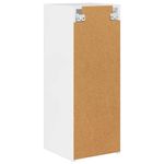 Casa si Gradina - Mobilier - Comode si corpuri - Comode - Dulap TV de perete Pe perete 2 pcs Alb Lucios 30 x 31 x 80 cm - Infinity.ro