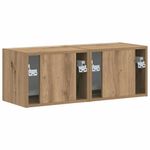Casa si Gradina - Mobilier - Comode si corpuri - Comode - Dulap TV de perete 2 pcs Stejar artizanal 60 x 31 x 29.5 cm - Infinity.ro