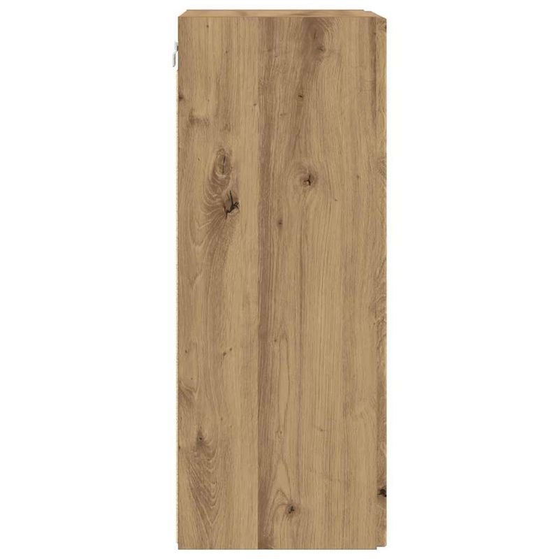 Casa si Gradina - Mobilier - Comode si corpuri - Comode - Dulap TV de perete 2 pcs Stejar artizanal 30 x 31 x 80 cm - Infinity.ro