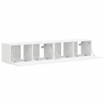 Casa si Gradina - Mobilier - Comode si corpuri - Comode - Dulap TV de perete 2 pcs Alb 60 x 31 x 29.5 cm Lemn compozit - Infinity.ro