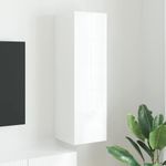 Casa si Gradina - Mobilier - Comode si corpuri - Comode - Dulap TV de perete Pe perete Alb 30 x 31 x 100 cm Lemn compozit - Infinity.ro