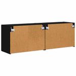 Casa si Gradina - Mobilier - Comode si corpuri - Comode - Dulap TV de perete 2 pcs Negru 59,5 x 31 x 40 cm Lemn compozit - Infinity.ro