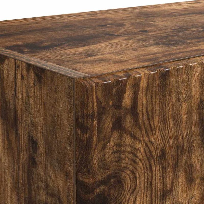 Casa si Gradina - Mobilier - Comode si corpuri - Comode - Dulap TV de perete 2 pcs Stejar fumuriu 59,5 x 31 x 40 cm - Infinity.ro