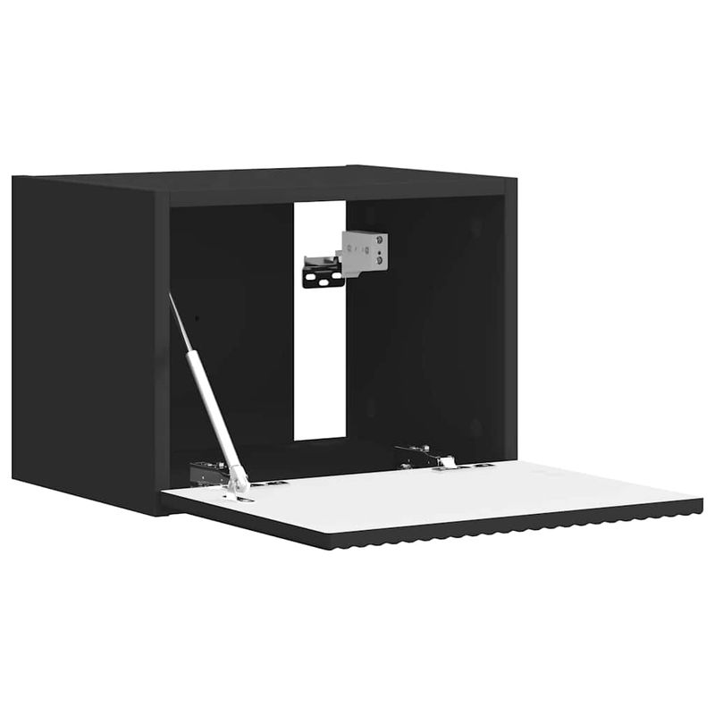 Casa si Gradina - Mobilier - Comode si corpuri - Comode - Dulap TV de perete Negru 60 x 31 x 29.5 cm Lemn compozit - Infinity.ro