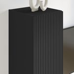 Casa si Gradina - Mobilier - Comode si corpuri - Comode - Dulap TV de perete Negru 30 x 31 x 100 cm Lemn compozit - Infinity.ro