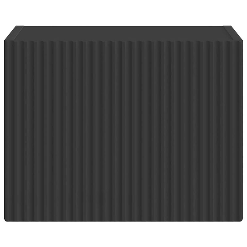 Casa si Gradina - Mobilier - Comode si corpuri - Comode - Dulap TV de perete Negru 60 x 31 x 29.5 cm Lemn compozit - Infinity.ro