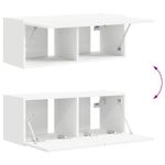 Casa si Gradina - Mobilier - Comode si corpuri - Comode - Dulap TV de perete 2 pcs Alb 60 x 31 x 29.5 cm Lemn compozit - Infinity.ro