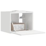 Casa si Gradina - Mobilier - Comode si corpuri - Comode - Dulap TV de perete Alb Lucios 60 x 31 x 29.5 cm Lemn compozit - Infinity.ro