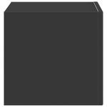 Casa si Gradina - Mobilier - Comode si corpuri - Comode - Dulap TV de perete Negru 60 x 31 x 29.5 cm Lemn compozit - Infinity.ro