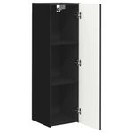 Casa si Gradina - Mobilier - Comode si corpuri - Comode - Dulap TV de perete Negru 30 x 31 x 100 cm Lemn compozit - Infinity.ro