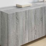 Casa si Gradina - Mobilier - Comode si corpuri - Comode - Dulap TV de perete Pe perete 2 pcs Gri Sonoma 59,5 x 31 x 40 cm - Infinity.ro