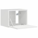 Casa si Gradina - Mobilier - Comode si corpuri - Comode - Dulap TV de perete Alb Lucios 60 x 31 x 29.5 cm Lemn compozit - Infinity.ro