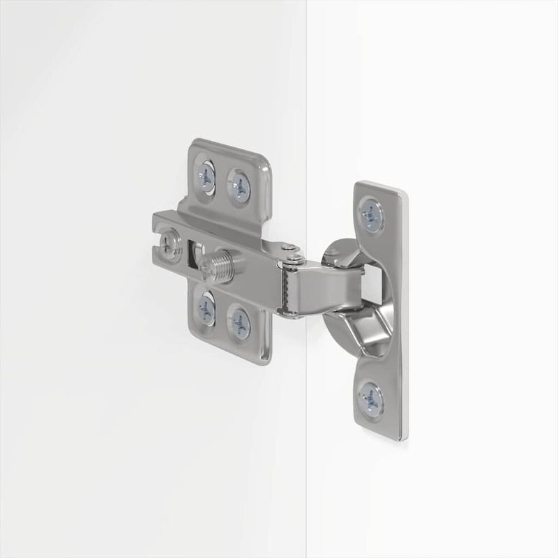 Casa si Gradina - Mobilier - Comode si corpuri - Comode - Dulap TV de perete Pe perete 2 pcs Alb Lucios 30 x 31 x 80 cm - Infinity.ro
